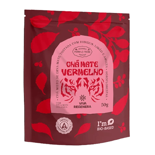 Chá Mate Vermelho Viva Regenera 50g