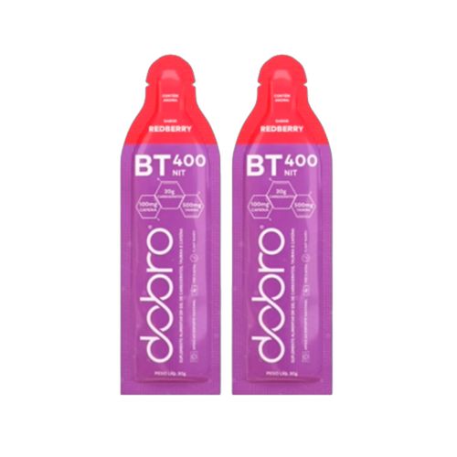 Kit 2X: BT Nitrato Redberry com Cafeína Gel Dobro 30g