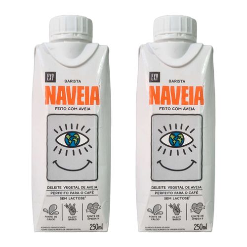 Kit 2X: Bebida Vegetal de Aveia Barista Naveia 250ml Kit 2X: Bebida Vegetal de Aveia Barista Naveia 250ml