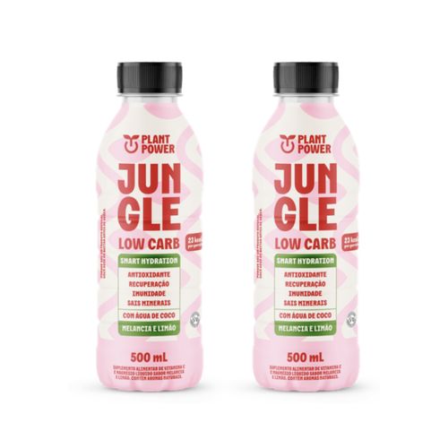 Kit 2X: Bebida Isotônica Low Carb Melancia e Limão Jungle 500ml