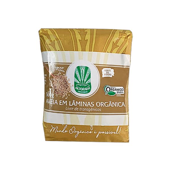 Aveia em Lâminas Orgânica Alvorada 500g