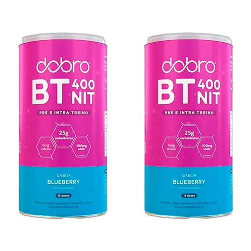 Kit 2X: BT Nitrato 400 Blueberry Dobro 450g Kit 2X: BT Nitrato 400 Blueberry Dobro 450g