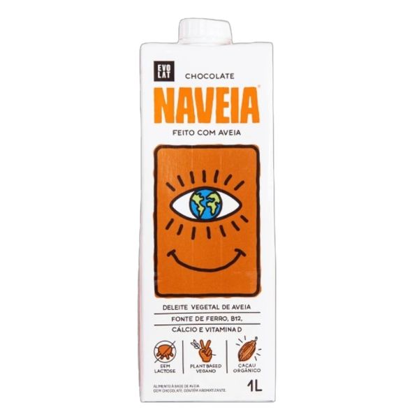 Bebida Vegetal de Aveia Chocolate Naveia 1L