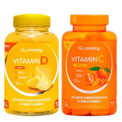 Gummy Promopack Vitamina C + Vitamina D - 60unid cada