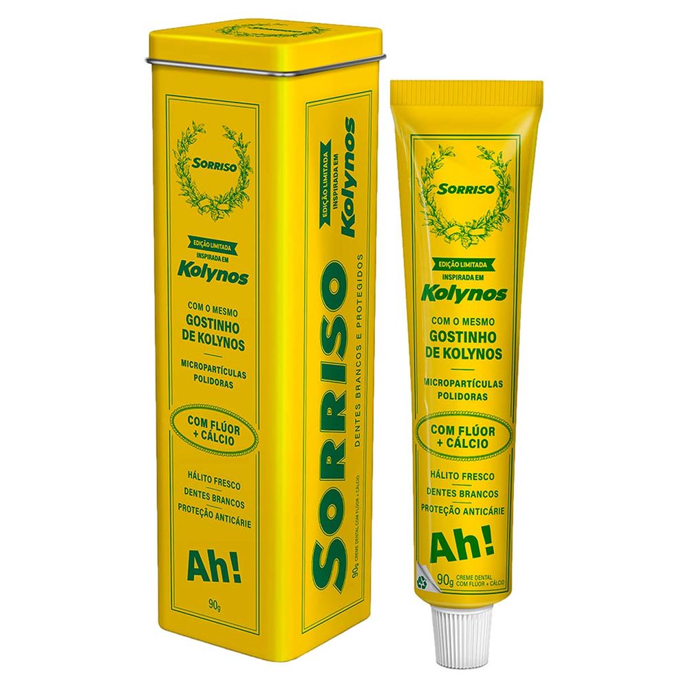 Pasta de Dente Sorriso Kolynos Lata 90g - Drogaria Sao Paulo
