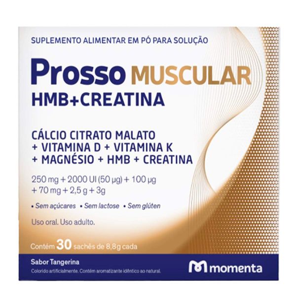 Suplemento Alimentar Prosso Muscular HMB + Creatina 30 Sachês de 8,8g Cada