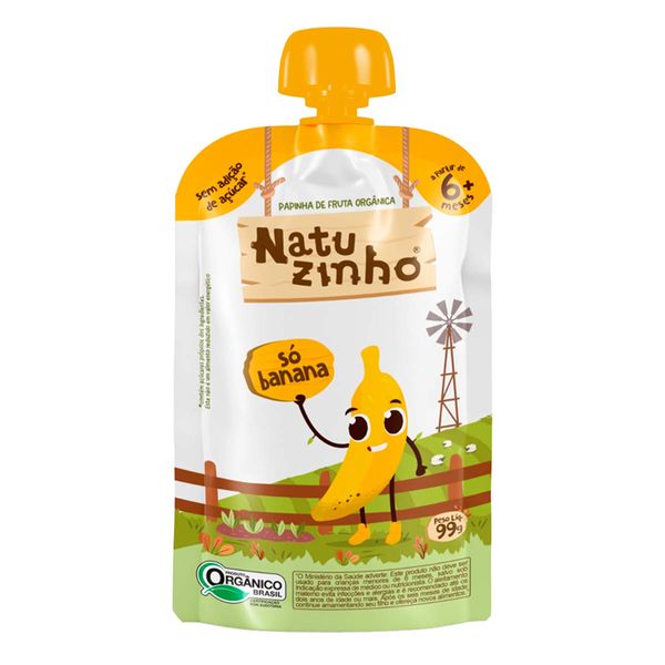 Papinha de Fruta Natuzinho Banana 99g