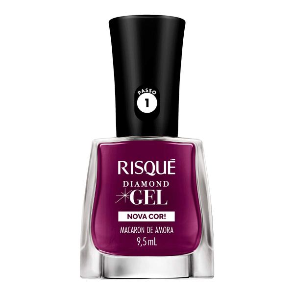 Esmalte em Gel Risqué Diamond Macaron de Amora 9,5ml