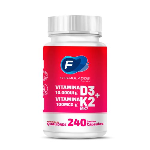 Vitamina K2 100mcg + Vitamina D3 10.000ui 240 Cápsulas Vitamina K2 100mcg + Vitamina D3 10.000ui 240 Cápsulas