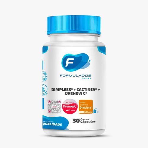 Dimpless® 40mg + Cactinea® 500mg + Drenow C® 500mg 30 Cápsulas