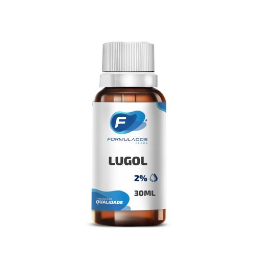 Solução de Lugol 2% 30ml Iodo Inorgânico Solução de Lugol 2% 30ml Iodo Inorgânico