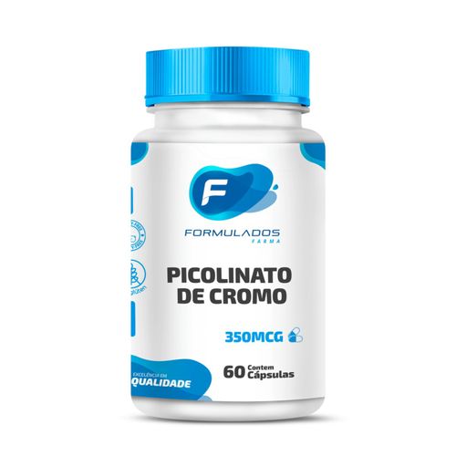 Picolinato de Cromo 350mcg 60 cápsulas