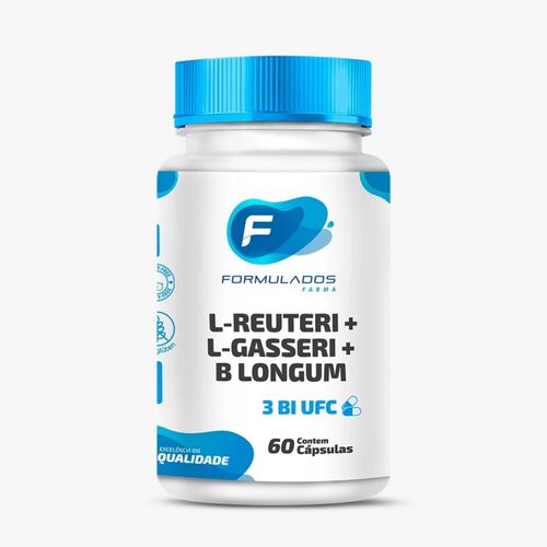 Lactobacillus Reuteri + Gasseri + Longum 3bi 60 Cápsulas