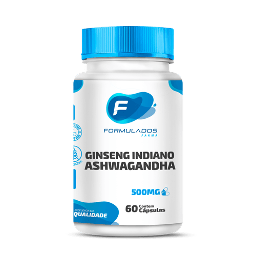 Ashwagandha (Ginseng Indiano) 500mg 60 Cápsulas