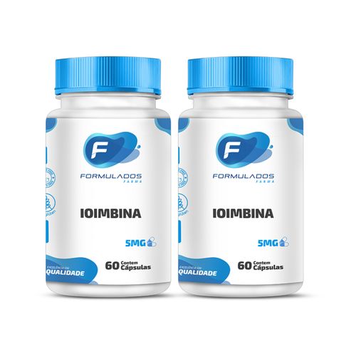 Kit 2 Ioimbina 5mg 60 Cápsulas