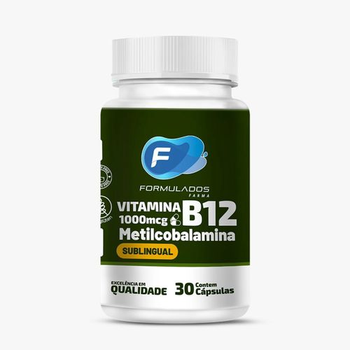 Metilcobalamina 1000mcg 30 Cápsulas Sublinguais