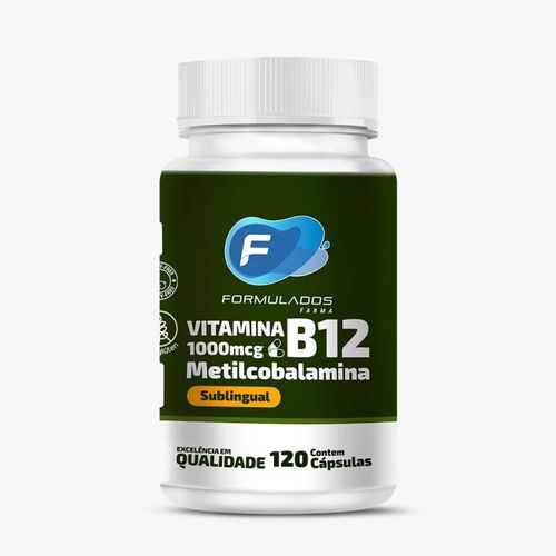 Metilcobalamina 1000mcg 120 Cápsulas Sublinguais