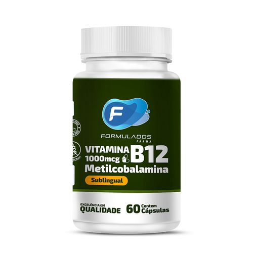 Metilcobalamina 1000mcg sublingual 60 cápsulas Metilcobalamina 1000mcg sublingual 60 cápsulas