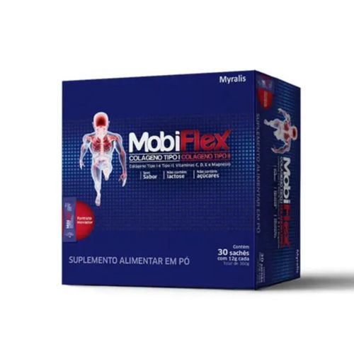 Mobiflex Colágeno Suplemento Alimentar Myralis 30sachês