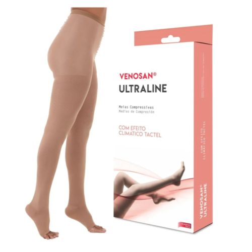 Meia de Compressão Ultraline 4000  20-30 mmHg AT Meia Calça bege - Venosan P
