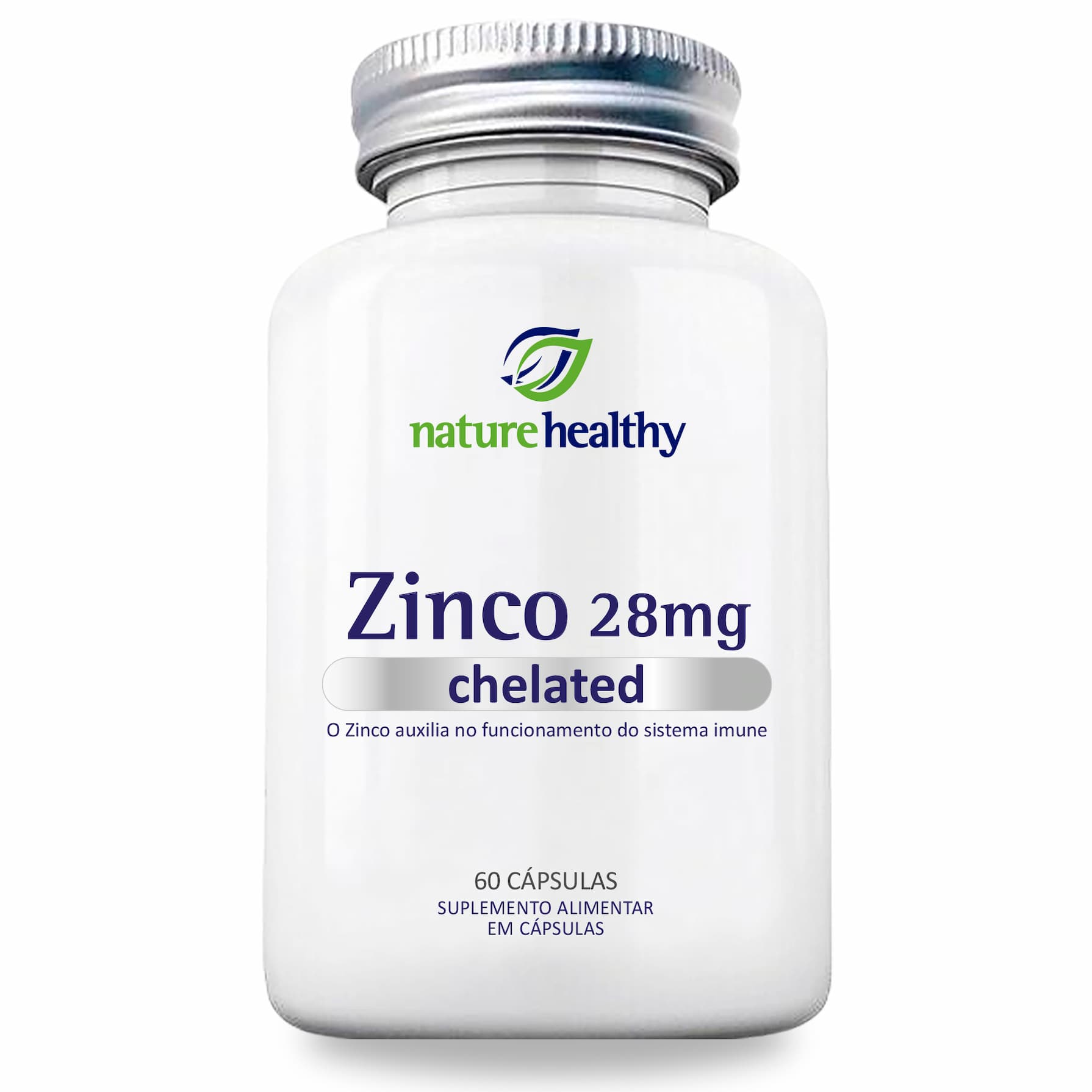 ZINCO QUELATO 28MG c/ 60 NATURE HEALTHY