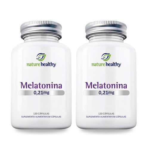 COMBO c/ 2 - MELATONINA 210MCG c/ 120 NATURE HEALTHY