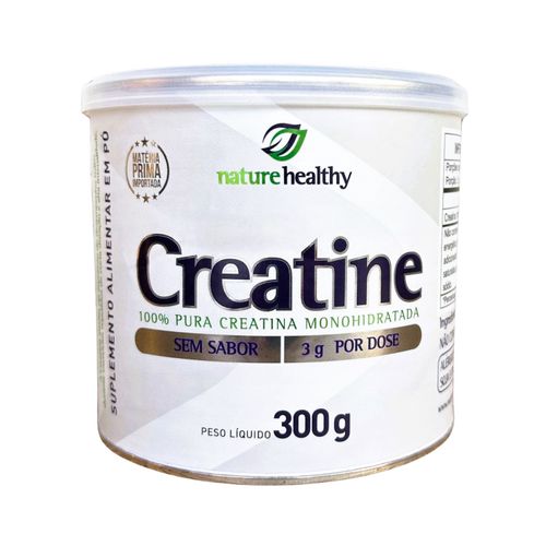 CREATINA MONOHIDRATADA 100% PURA 300GR NATURE HEALTHY