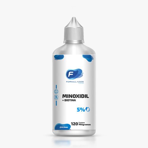 Minoxidil 5% com Biotina 120ml