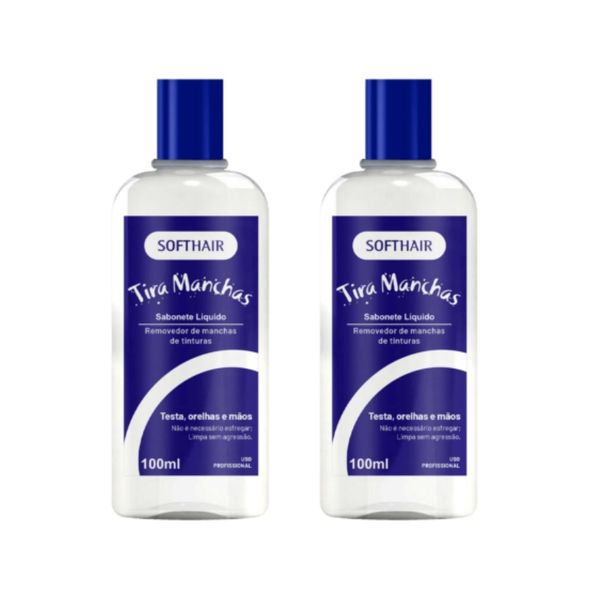 2 Produto Para Tirar Tinta De Cabelo Da Pele Remover Manchas