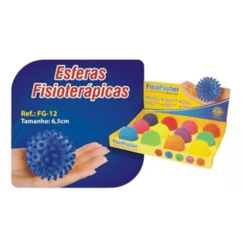 Esferas para Exercícios Fisiopauher 6,5cm Kit 2un - Ortho Pauher