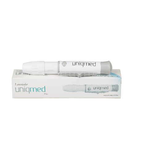 Lancetador para Glicemia Capilar - UniqMed Plus