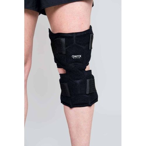 Suporte Térmico Frio 15ºC Preto Ajustável Joelho - ONYX COOL Suporte Térmico Frio 15ºC Preto Ajustável Joelho - ONYX COOL
