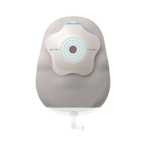 Bolsa Urostomia Sensura MIO Concave Rec 10-40mm Cinza Maxi - 10un - Coloplast 18401 Caixa - 10 unidades