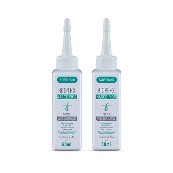 2 Tônico Capilar Para Crescimento E Queda De Cabelo Bioplex