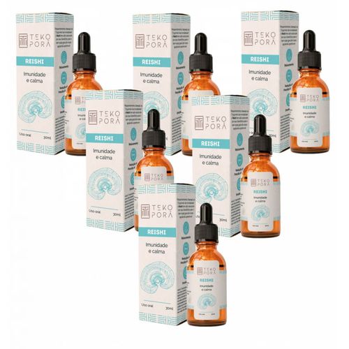 6x Extrato Reishi - Ganoderma Lucidum- 30ml- Teko Porã sem sabor 6x Extrato Reishi - Ganoderma Lucidum- 30ml- Teko Porã sem sabor