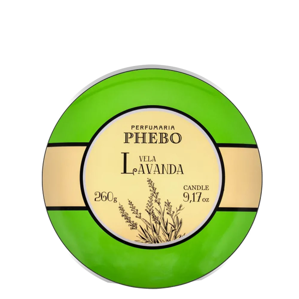 Vela Phebo Águas Lavanda 260g