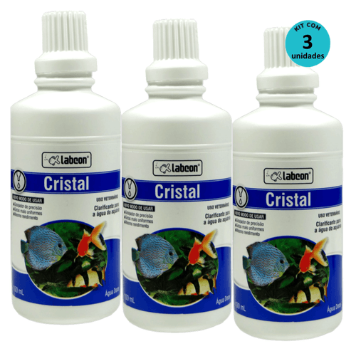 Kit Alcon Labcon Cristal 100ml - com 3 unidades