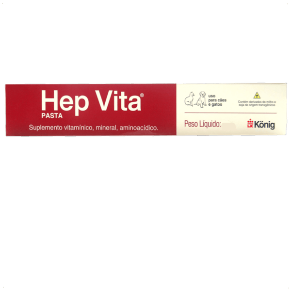 SUPLEMENTO ALIMENTAR PARA CÃES E GATOS HEP VITA 15G KONIG