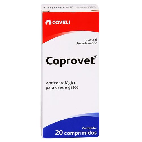 Anticoprofágico Coprovet Coveli c/ 20 Comprimidos Anticoprofágico Coprovet Coveli c/ 20 Comprimidos