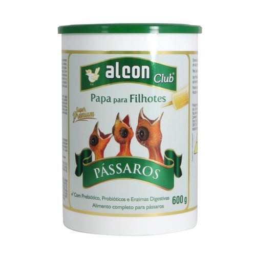 Ração Alcon Club Papa Filhote Pássaros Super Premium 600g Ração Alcon Club Papa Filhote Pássaros Super Premium 600g