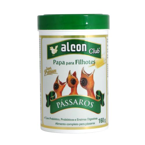 Ração Alcon Club Papa Filhote Pássaro Super Premium 160g Ração Alcon Club Papa Filhote Pássaro Super Premium 160g