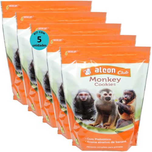 ALCON CLUB MONKEY COOKIES 450G KIT COM 5 PARA MACACO-PREGO, SAGUI, MICO, BUGIOS, MACACO-DE-CHEIRO ALCON CLUB MONKEY COOKIES 450G KIT COM 5 PARA MACACO-PREGO, SAGUI, MICO, BUGIOS, MACACO-DE-CHEIRO