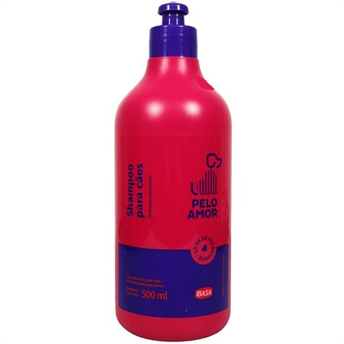 SHAMPOO PARA CÃES 500ML PELO AMOR IBASA