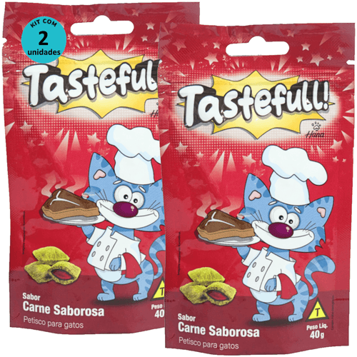 Hana Tastefull Nuggets Para Gatos Carne Saborosa 40g Kit 2 un Hana Tastefull Nuggets Para Gatos Carne Saborosa 40g Kit 2 un