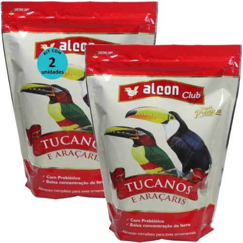 ALCON CLUB TUCANOS E ARAÇARIS 450G SUPER PREMIUM KIT COM 2 ALCON CLUB TUCANOS E ARAÇARIS 450G SUPER PREMIUM KIT COM 2