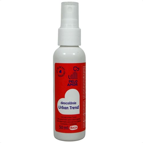 DEOCOLÔNIA URBAN TREND PELO AMOR 50ML IBASA PARA CÃES E GATOS