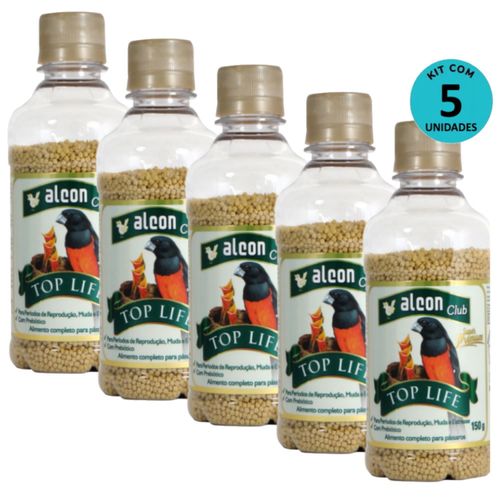 Kit Ração Alcon Club Top Life Super Premium 150g C/ 5 unidades Kit Ração Alcon Club Top Life Super Premium 150g C/ 5 unidades