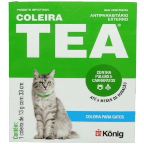 Kit 5 Coleiras TEA Gatos C/ 33cm + 2 Coleiras Cães G C/ 57cm