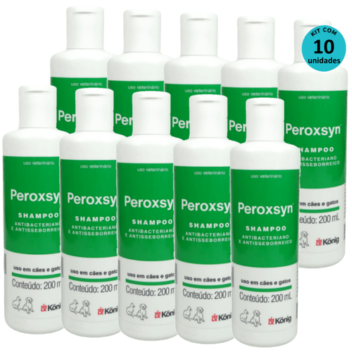 Kit Shampoo Peroxsyn König 200ml com 10 unidades Kit Shampoo Peroxsyn König 200ml com 10 unidades
