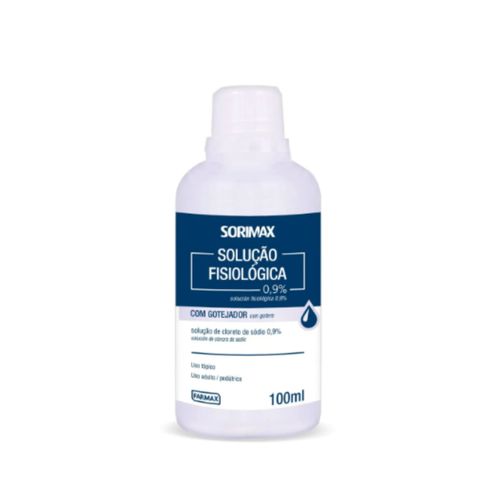 Soro Fisiológico 0,9% Cloreto de sódio 100mL - Farmax